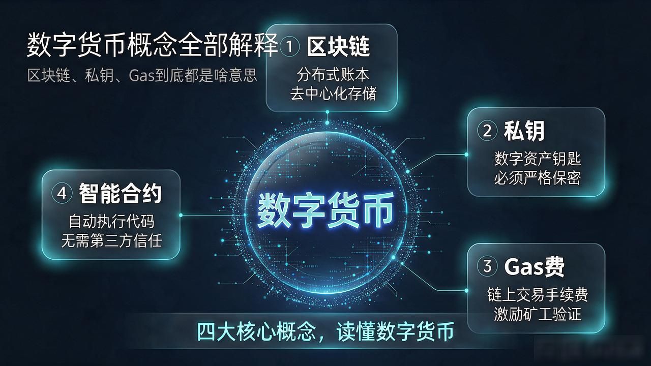 数字货币概念全部解释：区块链、私钥、Gas到底都是啥意思