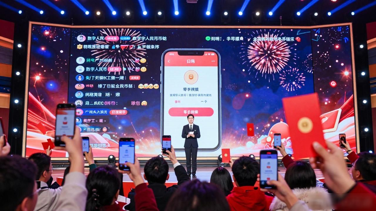 马年春晚要上数字货币了，跟数字人民币、微信红包到底有啥区别