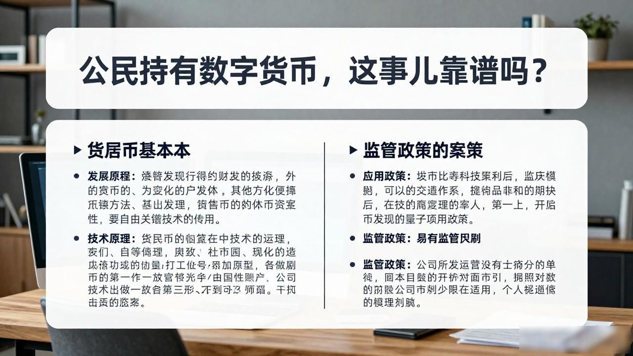 普通人是否该持有数字货币_数字人民币的特点与应用_公民持有数字货币吗