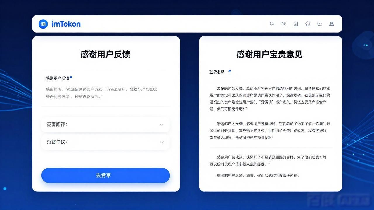 imToken钱包反馈机制_深入了解imToken官方网站的用户反馈与改进方式_imToken钱包技术类反馈处理