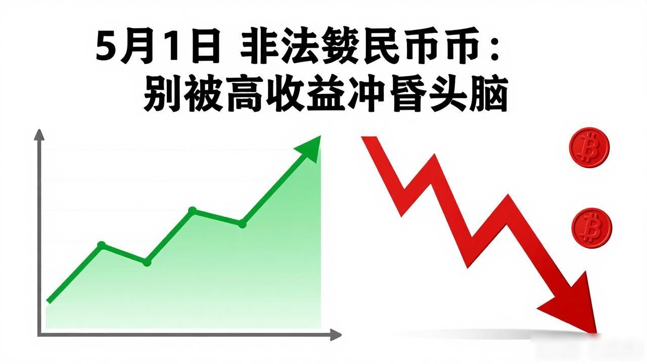 5月1日非法数字货币：别被高收益冲昏头脑