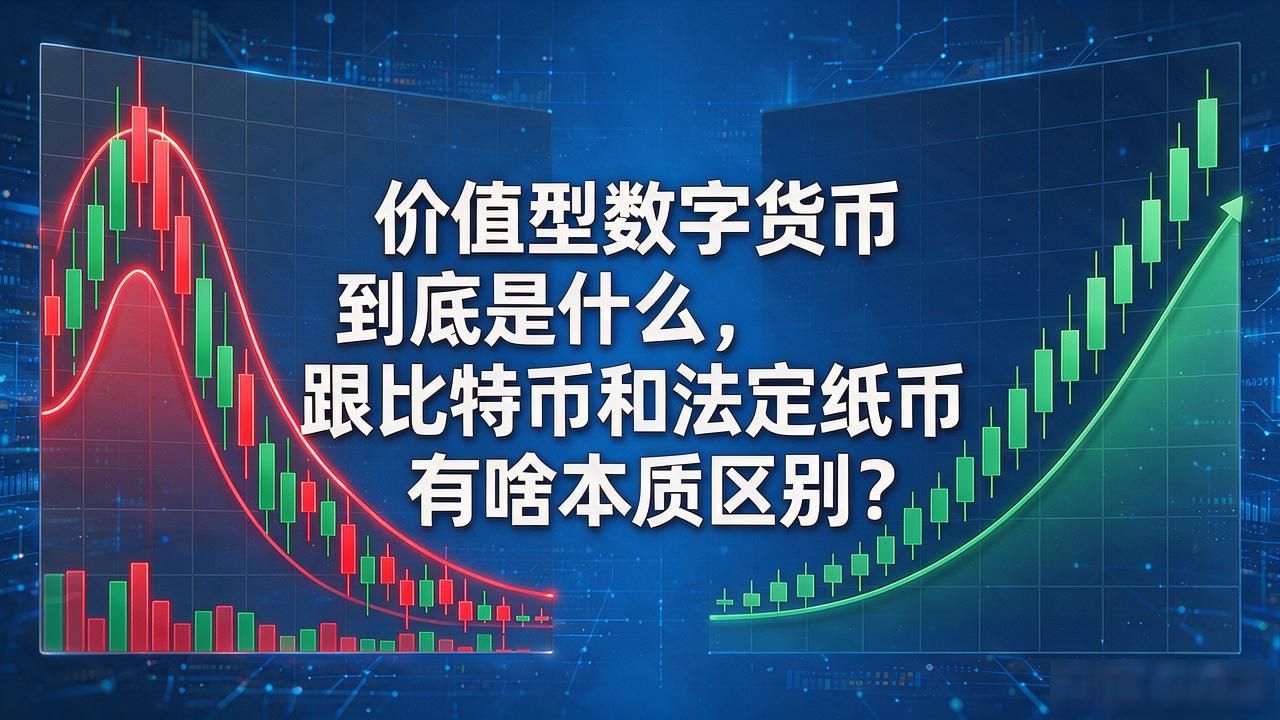 价值型数字货币到底是什么，跟比特币和法定纸币有啥本质区别