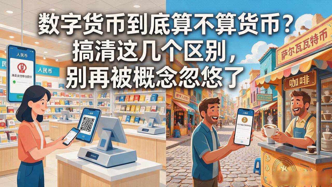 数字货币到底算不算货币？搞清这几个区别，别再被概念忽悠了