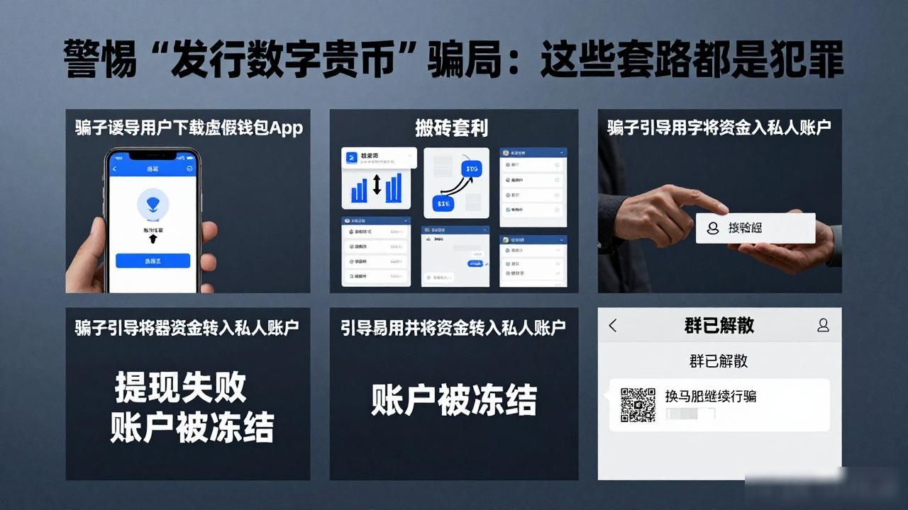 警惕数字货币骗局_发行数字货币套路犯罪_识别非法集资