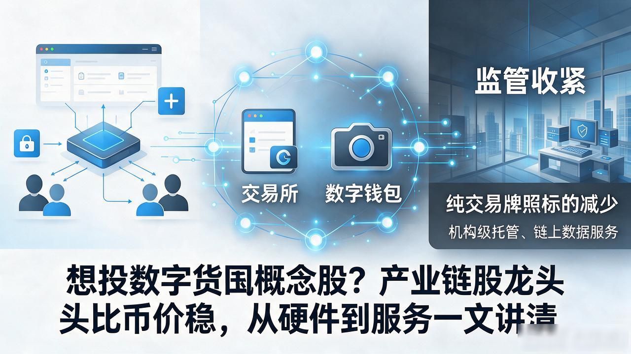 想投数字货币概念股？产业链股龙头比币价稳，从硬件到服务一文讲清