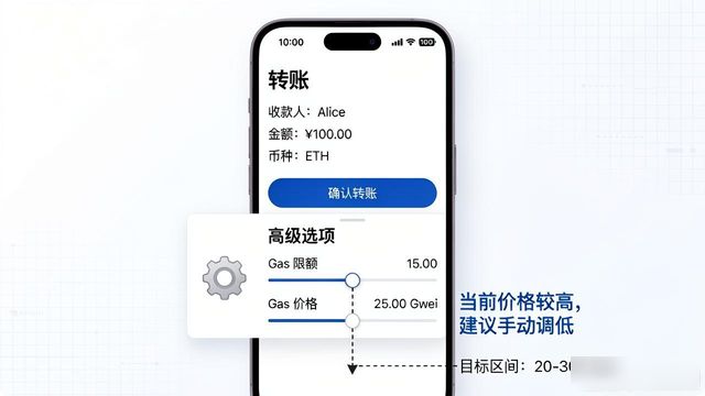 imToken钱包Gas费调整方法_imToken钱包苹果手机使用教程_imToken 钱包下载 APP｜苹果 Gas 费调整技巧
