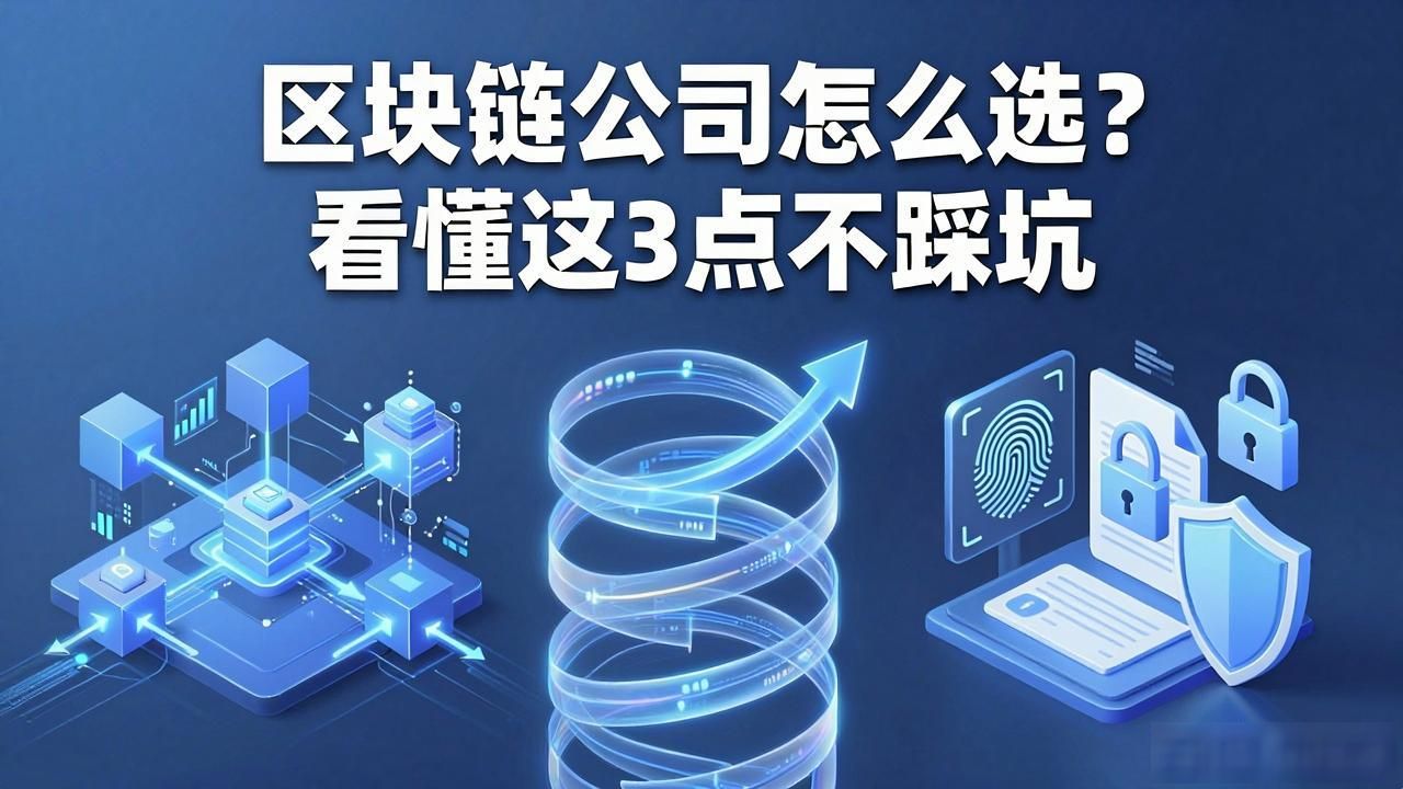 区块链公司怎么选？看懂这3点不踩坑