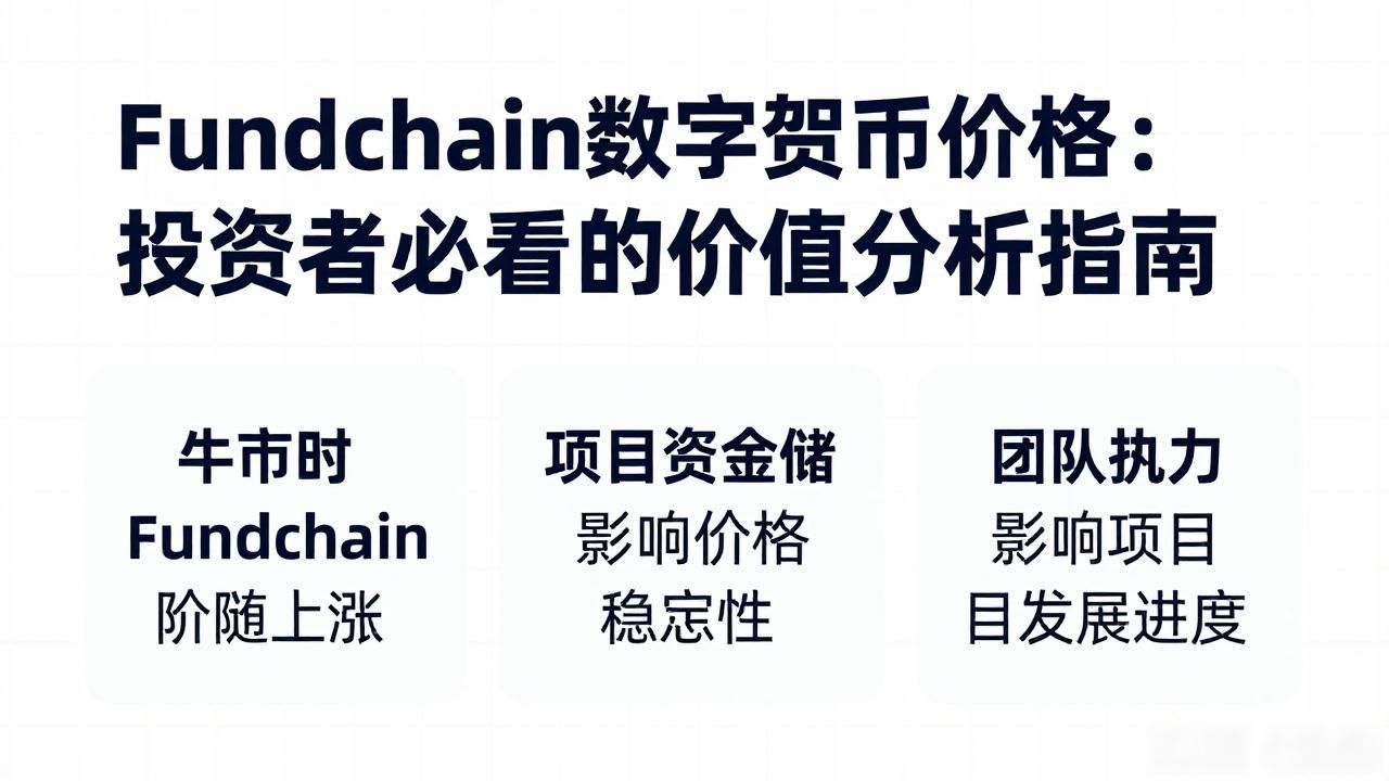 fundchain数字货币价格_Fundchain供应链金融区块链项目投资价值_Fundchain数字货币价格走势分析