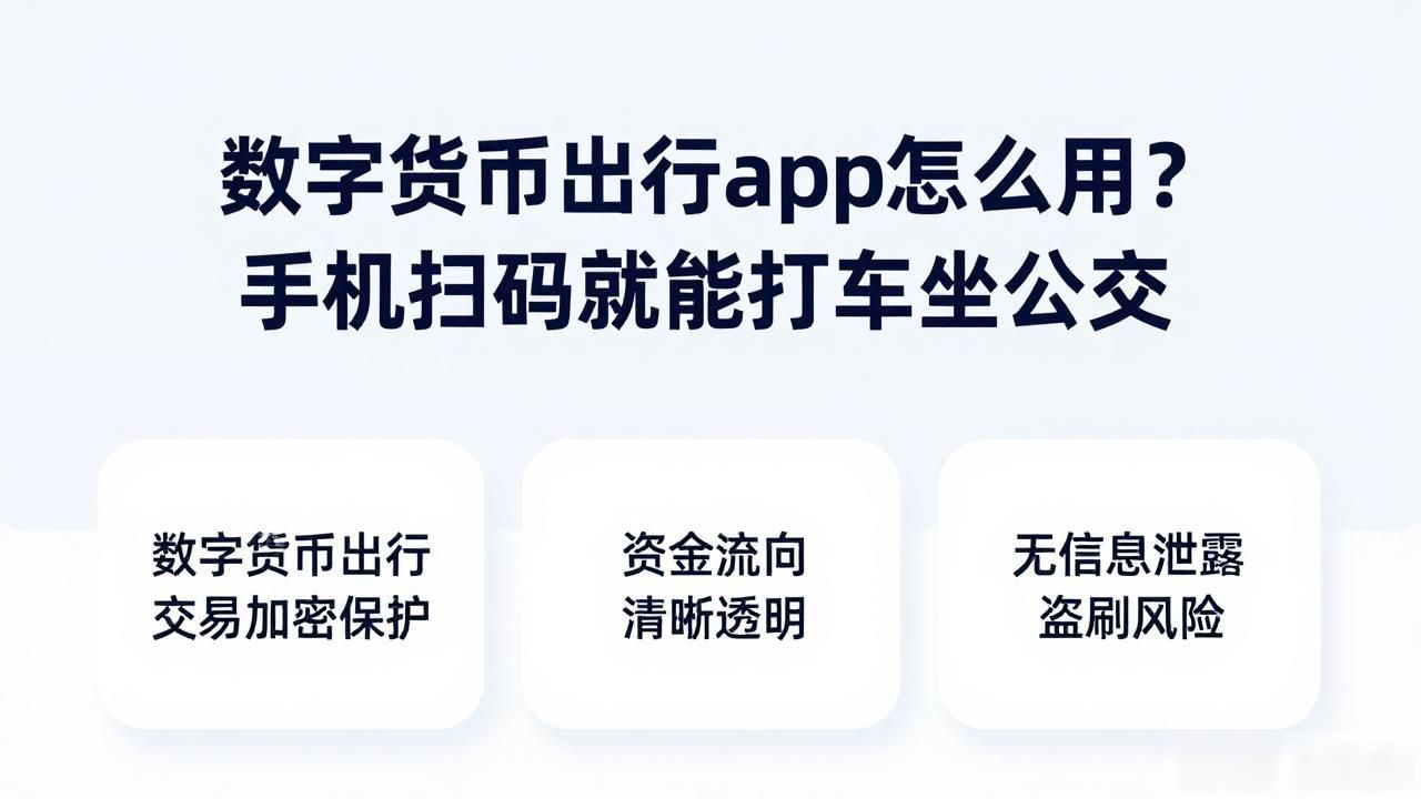数字货币出行app怎么用？手机扫码就能打车坐公交