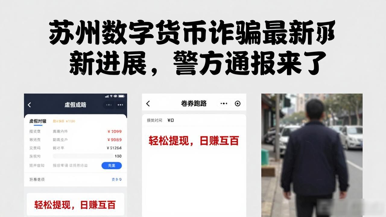苏州数字货币诈骗最新进展，警方通报来了