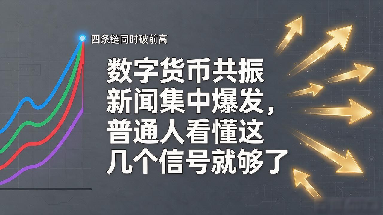 数字货币共振新闻集中爆发，普通人看懂这几个信号就够了