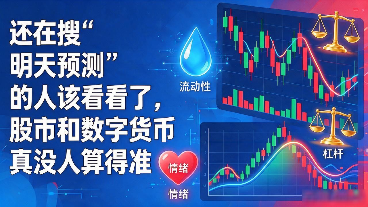 还在搜"明天预测"的人该看看了，股市和数字货币真没人算得准