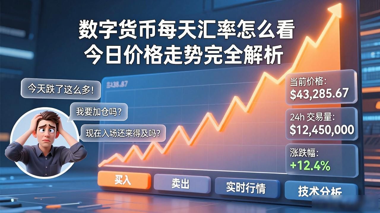 数字货币每天汇率怎么看 今日价格走势完全解析