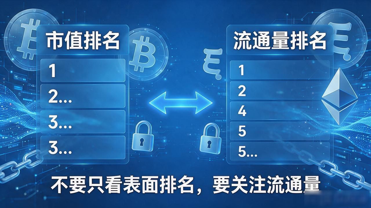 数字货币排行表实时变化_市值排名与流通量差异_数字货币排行表