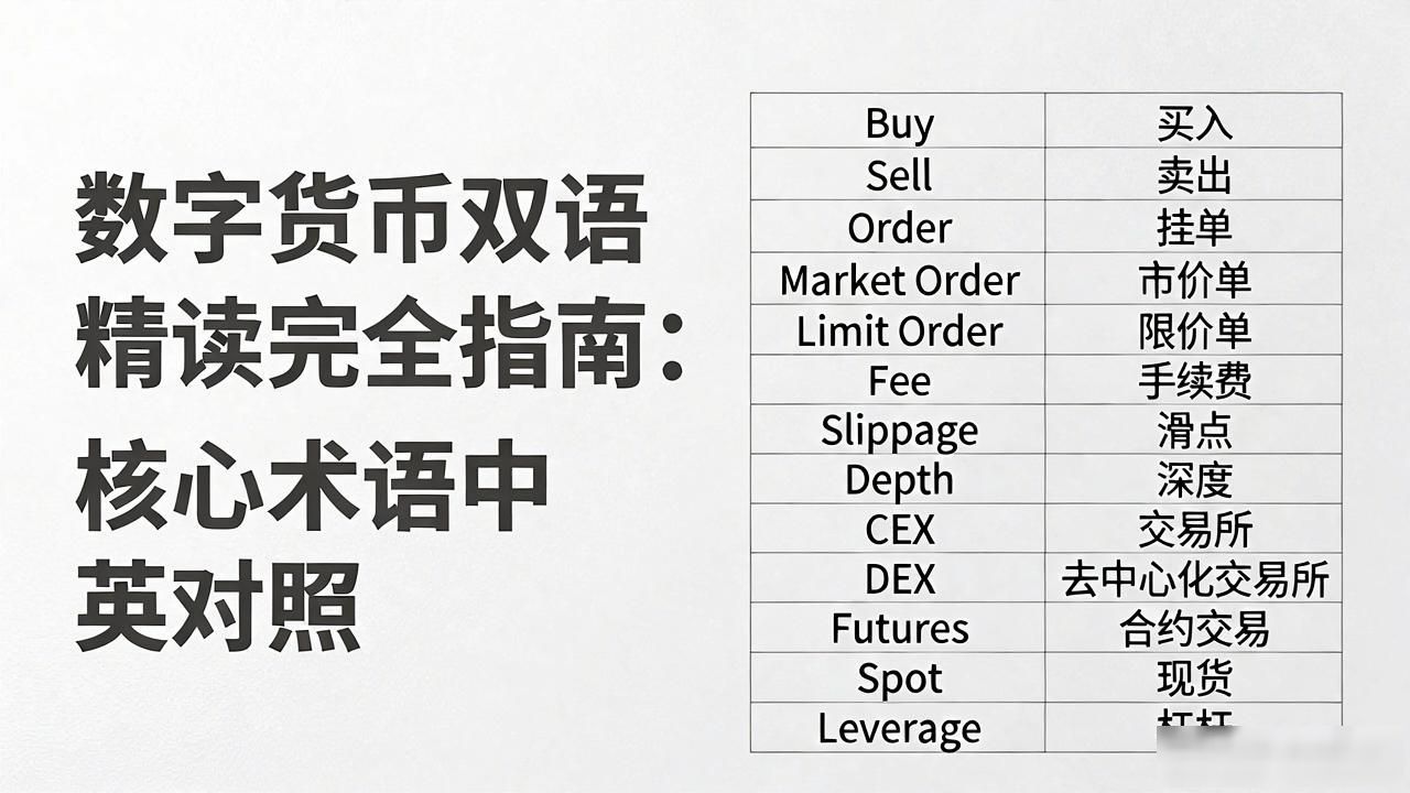 数字货币专业英语术语_数字货币核心概念英文表达_数字货币双语精读