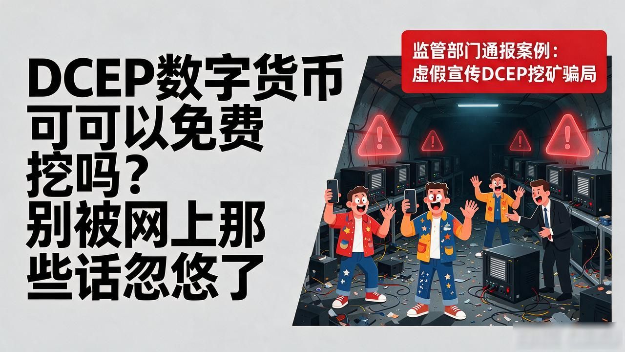 DCEP免费挖矿是骗局吗_DCEP数字货币不能挖矿的原因_DCEP数字货币可以免费挖吗