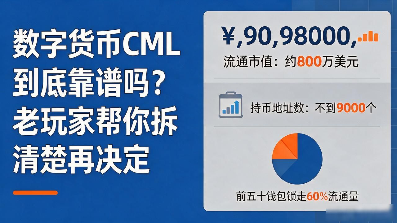 数字货币CML到底靠谱吗？老玩家帮你拆清楚再下决定
