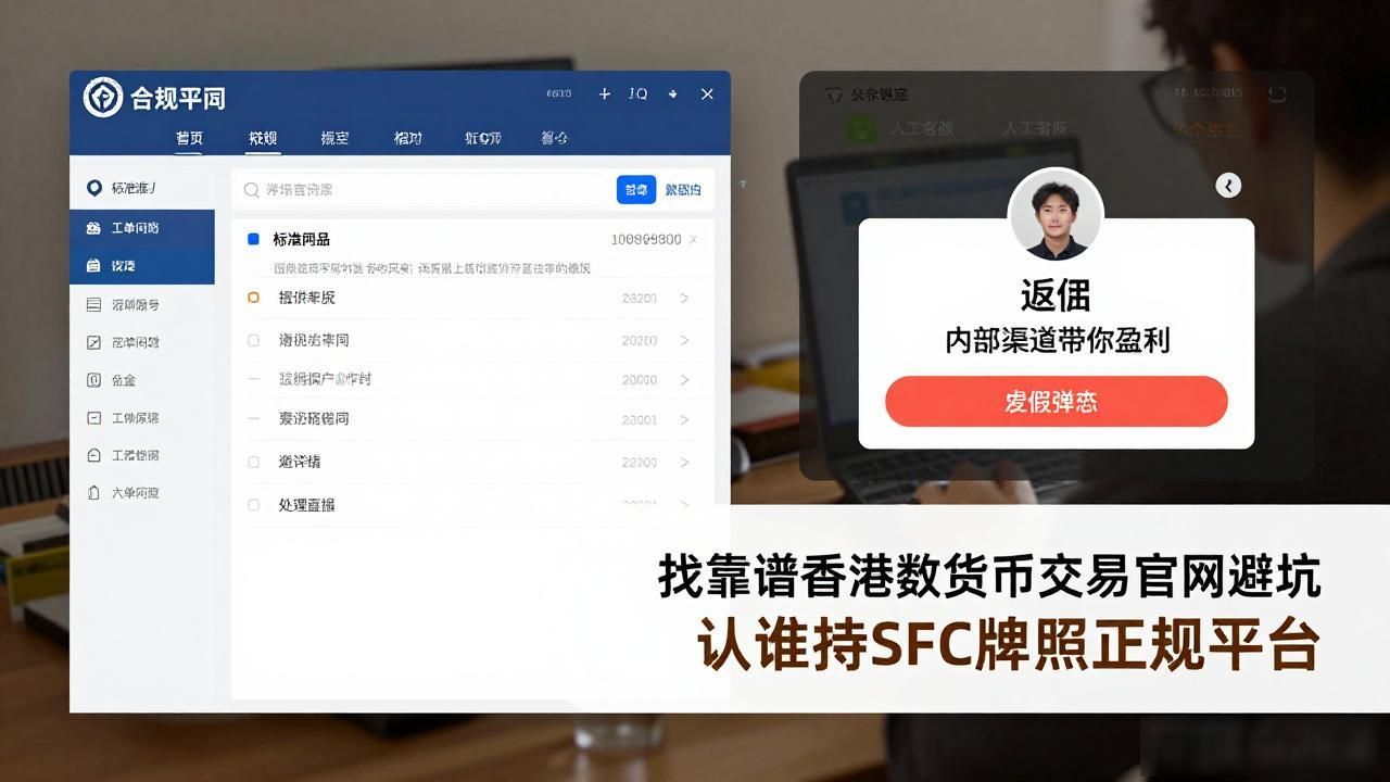 找靠谱香港数字货币交易官网避坑 认准持SFC牌照正规平台