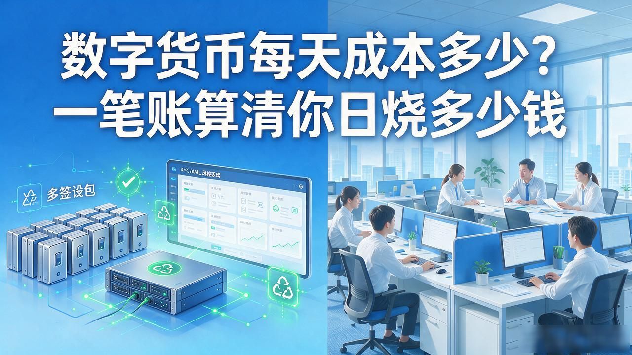 数字货币每天成本多少？一笔账算清你日烧多少钱