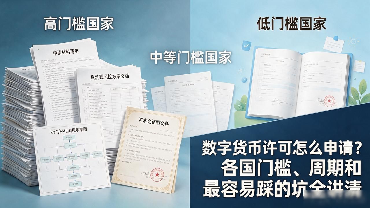 数字货币许可怎么申请？各国门槛、周期和最容易踩的坑全讲清