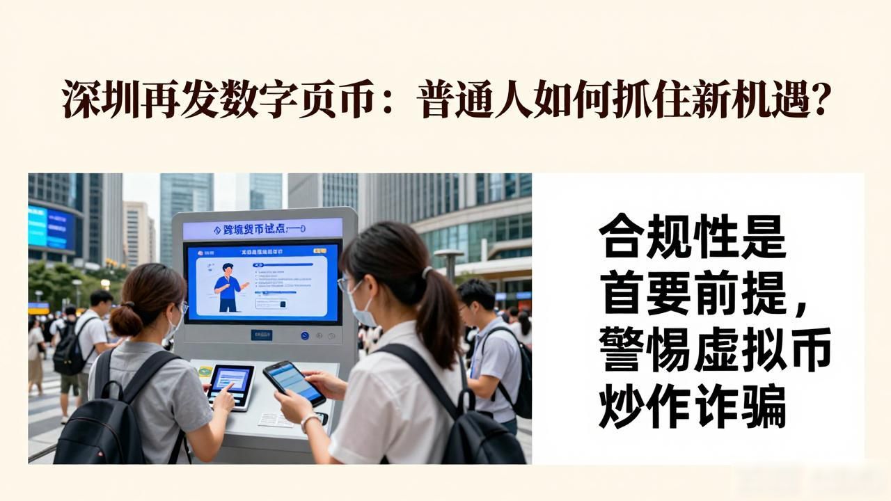 深圳再发数字货币：普通人如何抓住新机遇？