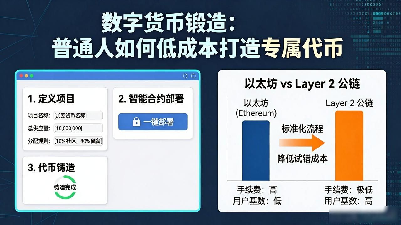 数字货币发行门槛降低_代币实际用途与生命力_数字货币锻造