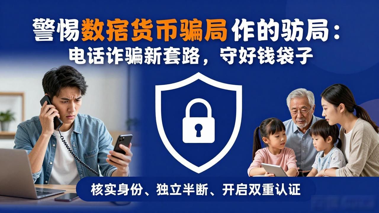警惕数字货币骗局：电话诈骗新套路，守好钱袋子