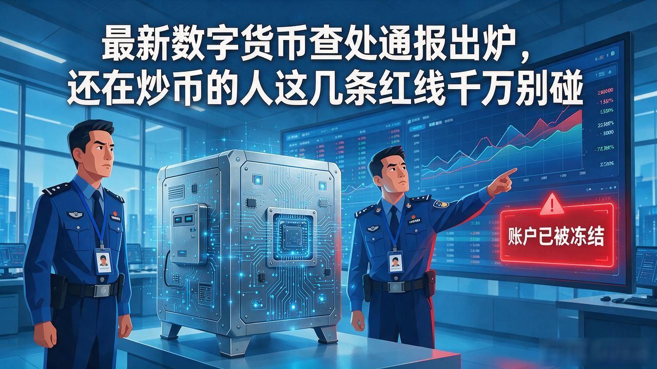 最新数字货币查处通报出炉，还在炒币的人这几条红线千万别碰