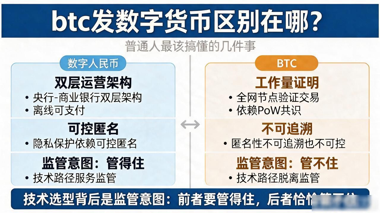 btc发数字货币区别在哪？普通人最该搞懂的几件事