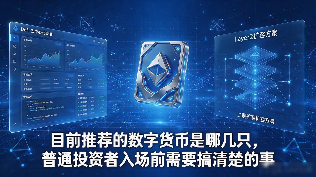 目前推荐的数字货币是哪几只，普通投资者入场前需要搞清楚的事
