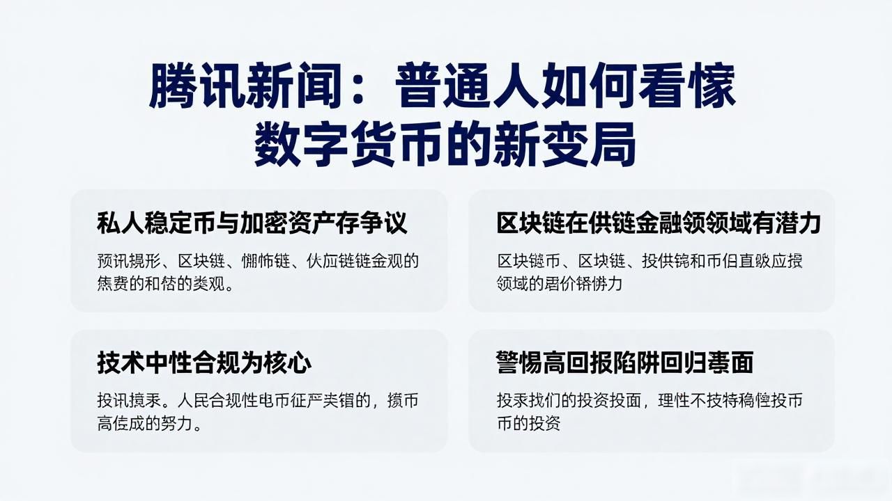 数字货币市场现状_央行数字货币的影响_腾讯新闻 数字货币
