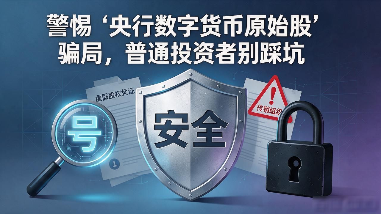 警惕“央行数字货币原始股”骗局，普通投资者别踩坑