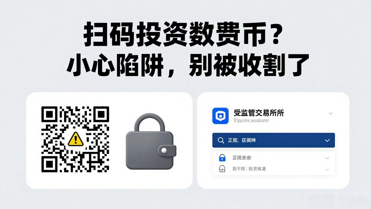 扫码投资数字货币_数字货币投资骗局_扫码投币风险