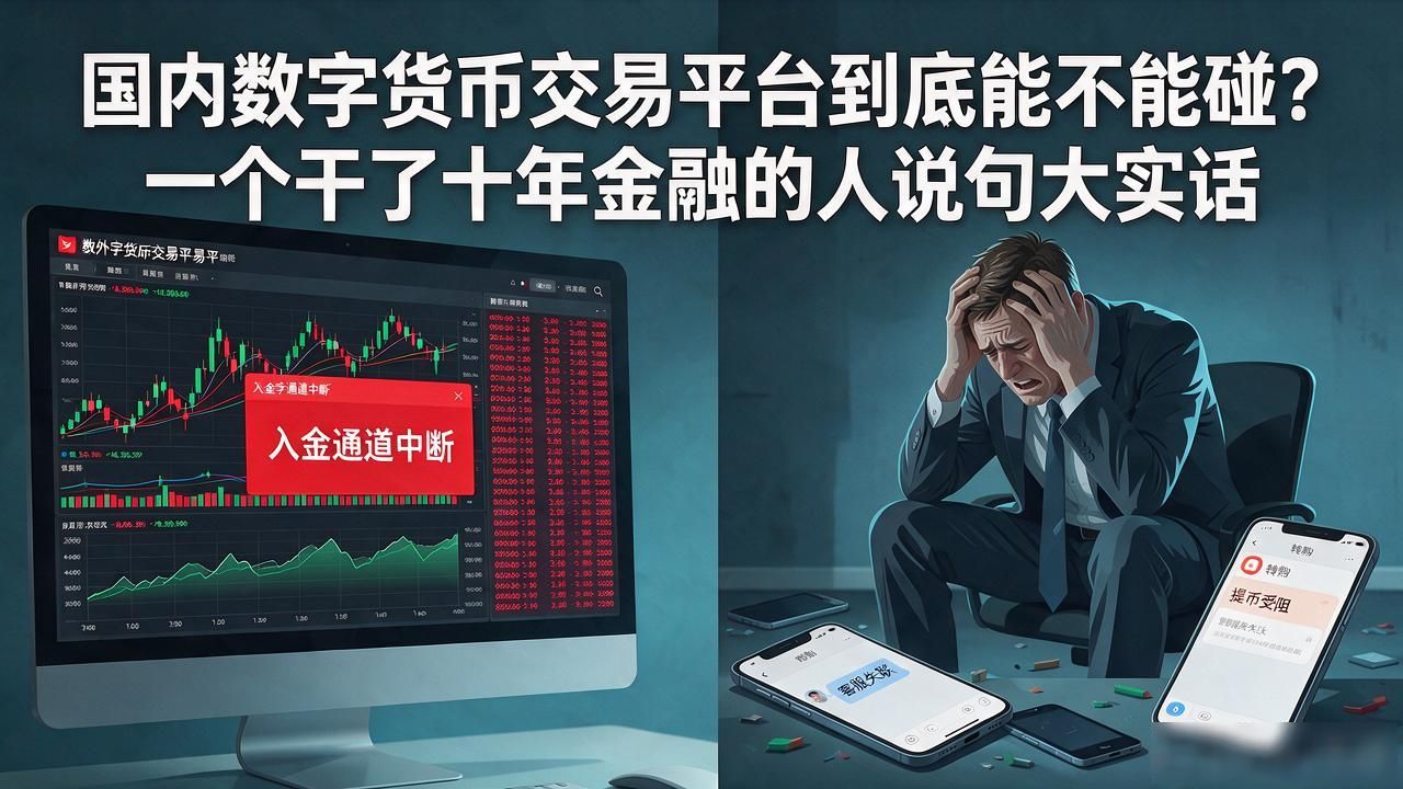 国内数字货币交易平台到底能不能碰？一个干了十年金融的人说句大实话