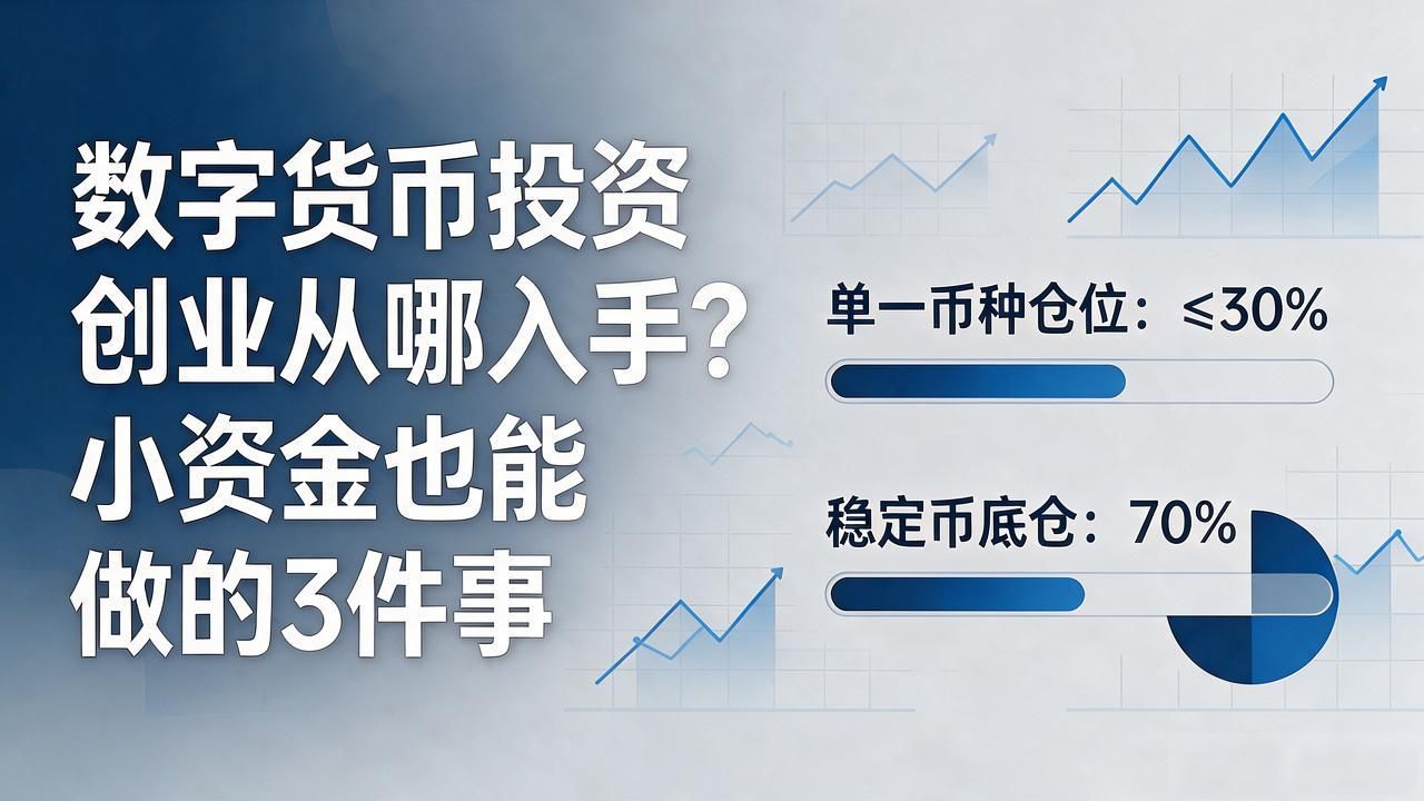 数字货币投资创业从哪入手？小资金也能做的3件事