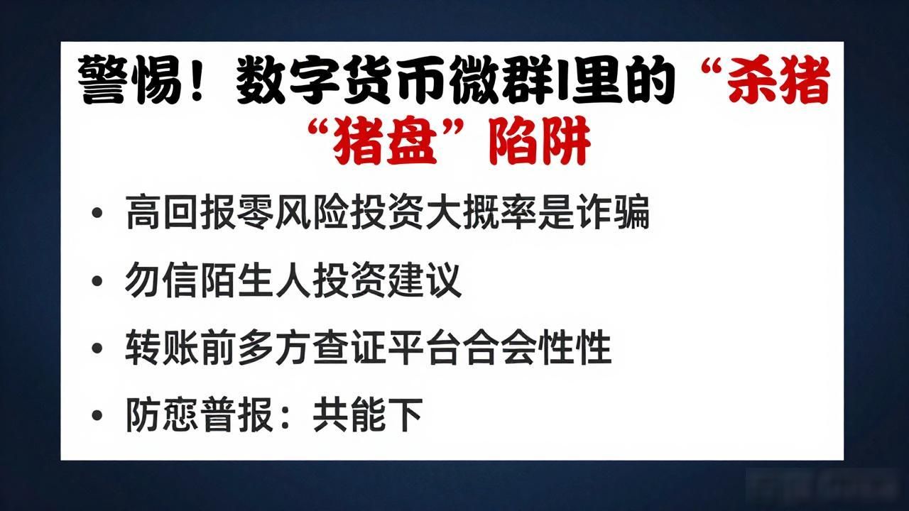 避免数字货币微信群投资陷阱_识别数字货币微信群骗局_数字货币微信群骗局