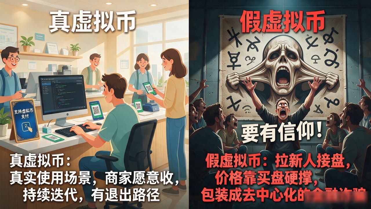 真假虚拟数字货币辩论_虚拟币骗局常见套路解析_如何辨别虚拟数字货币真假项目