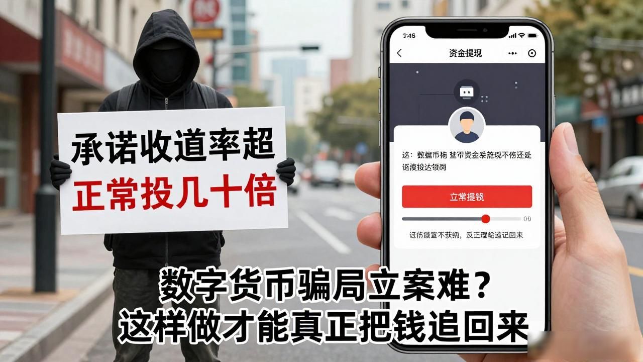 数字货币骗局立案难？这样做才能真正把钱追回来