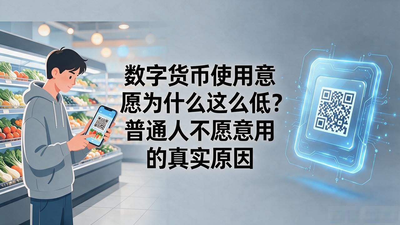 数字货币使用意愿为什么这么低？普通人不愿意用的真实原因