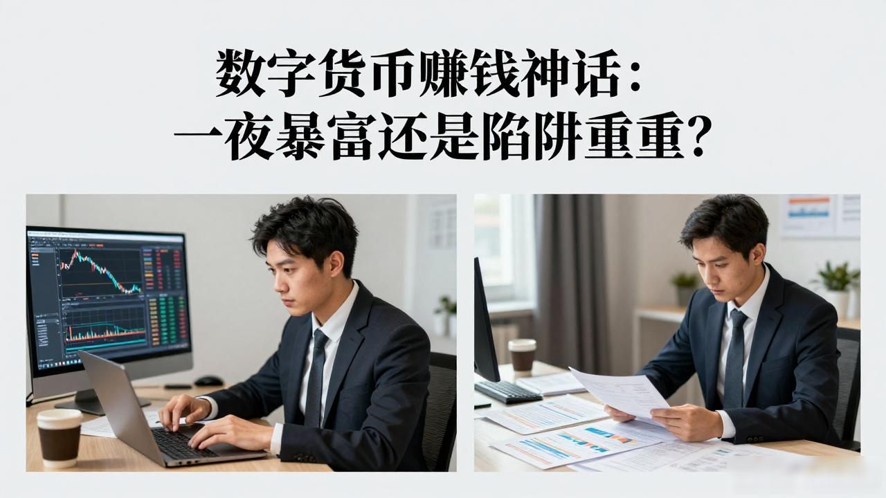 数字货币赚钱神话_数字货币新手避坑指南_数字货币投资风险