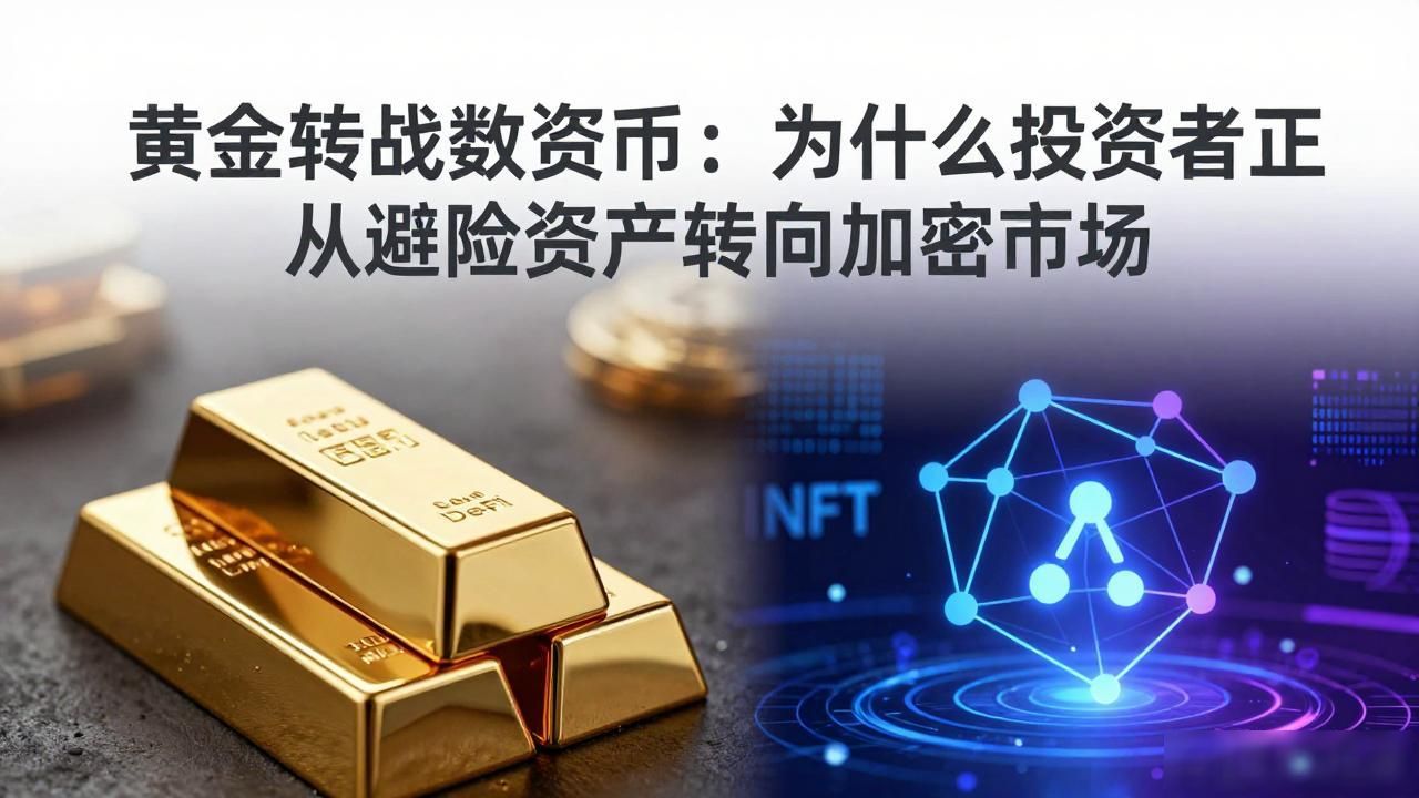 黄金转战数字货币_黄金转战数字货币的趋势_年轻一代投资者对黄金认知的转变