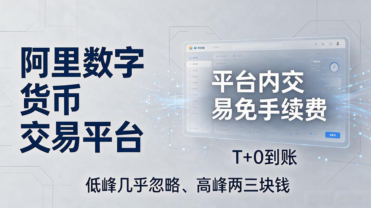 阿里数字货币交易平台_数字人民币交易入口_阿里数字货币结算平台