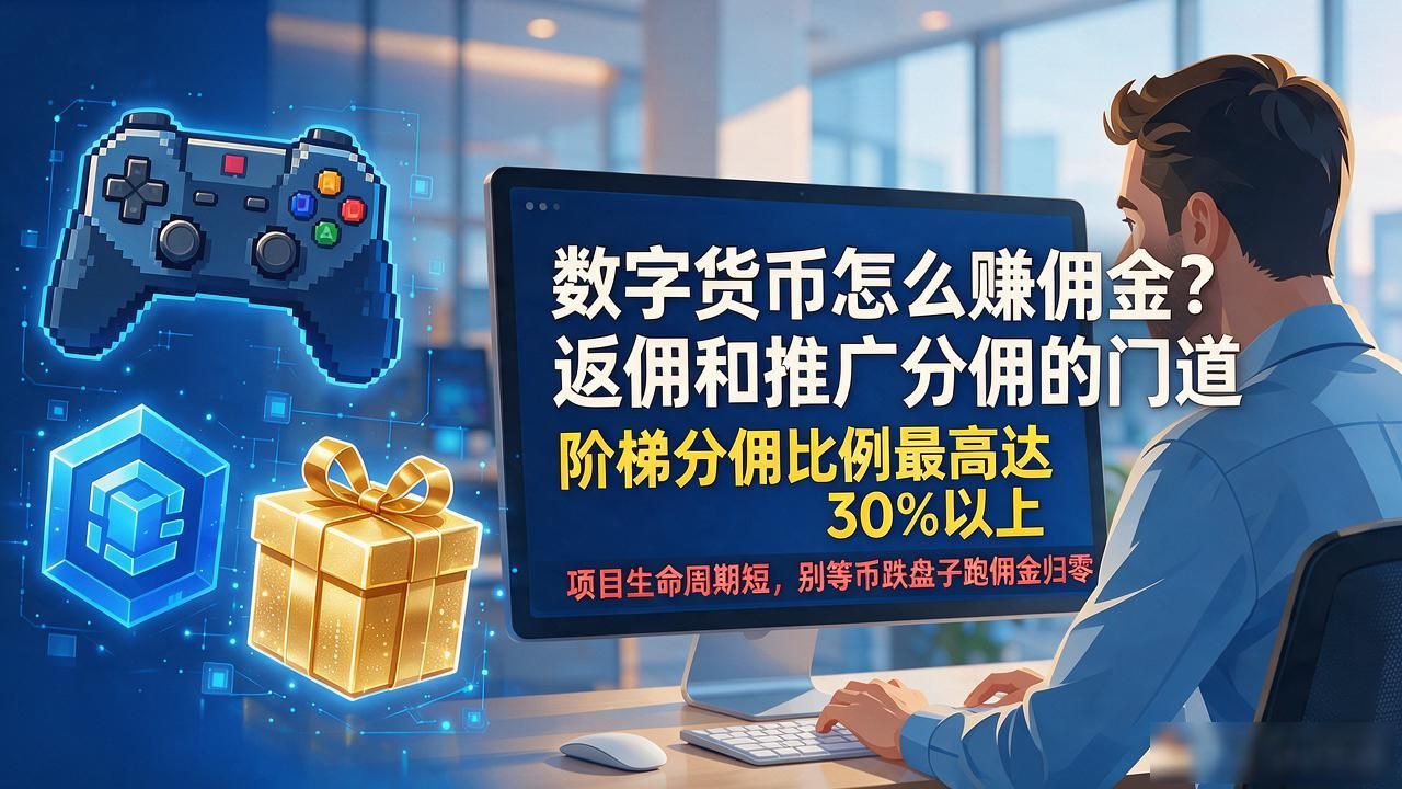 数字货币怎么赚佣金？返佣和推广分佣的门道一次给你说透