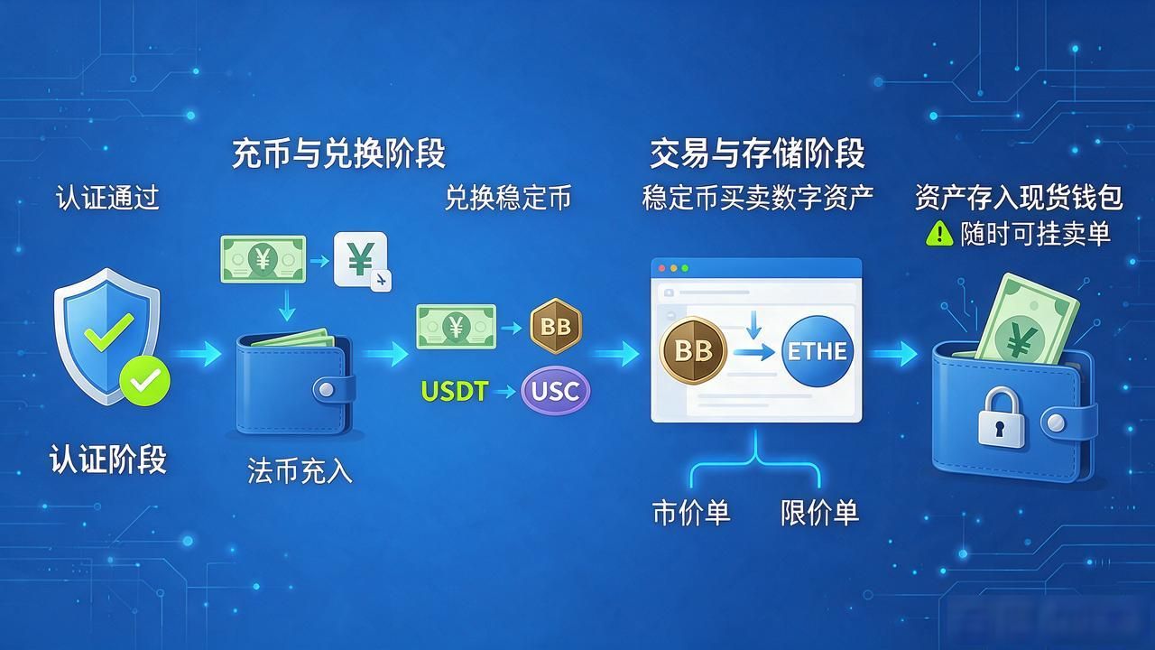 数字货币交易流程怎么操作？从开户、买卖到提现，一步步讲明白