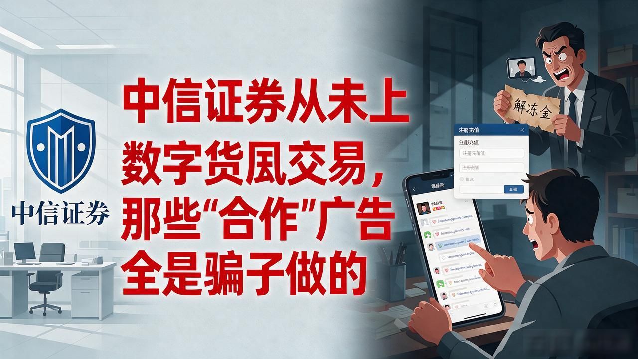 中信证券数字货币交易_伪冒中信证券诈骗平台识别_中信证券数字货币交易真假辨别