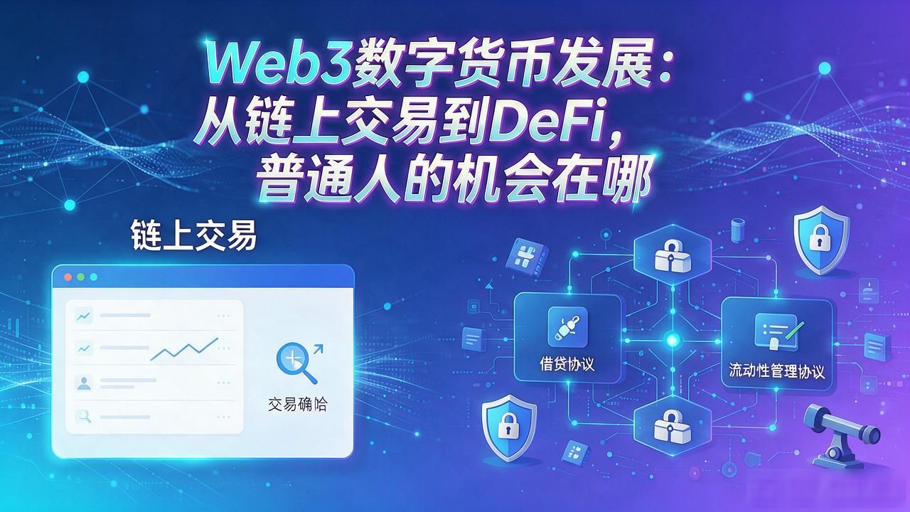 web数字货币发展：从链上交易到DeFi，普通人的机会在哪