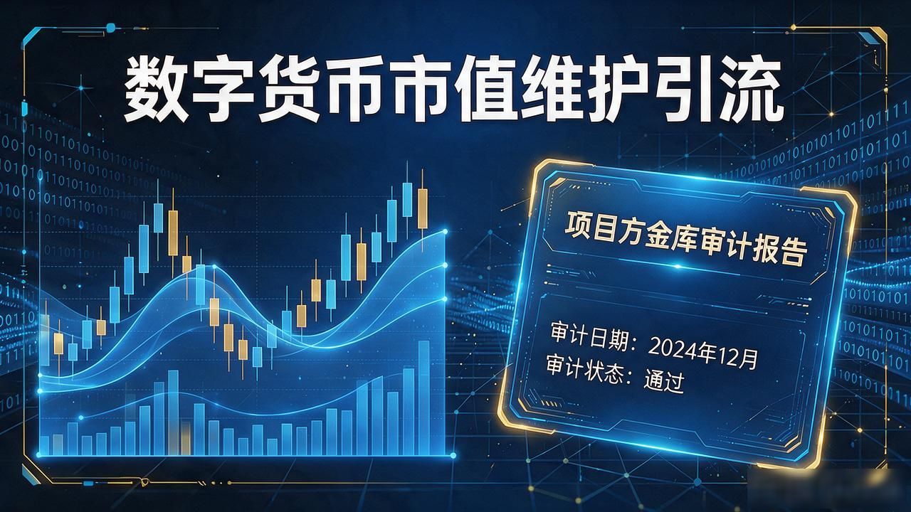 数字货币市值维护引流，项目方怎么让散户看着K线就敢冲进去