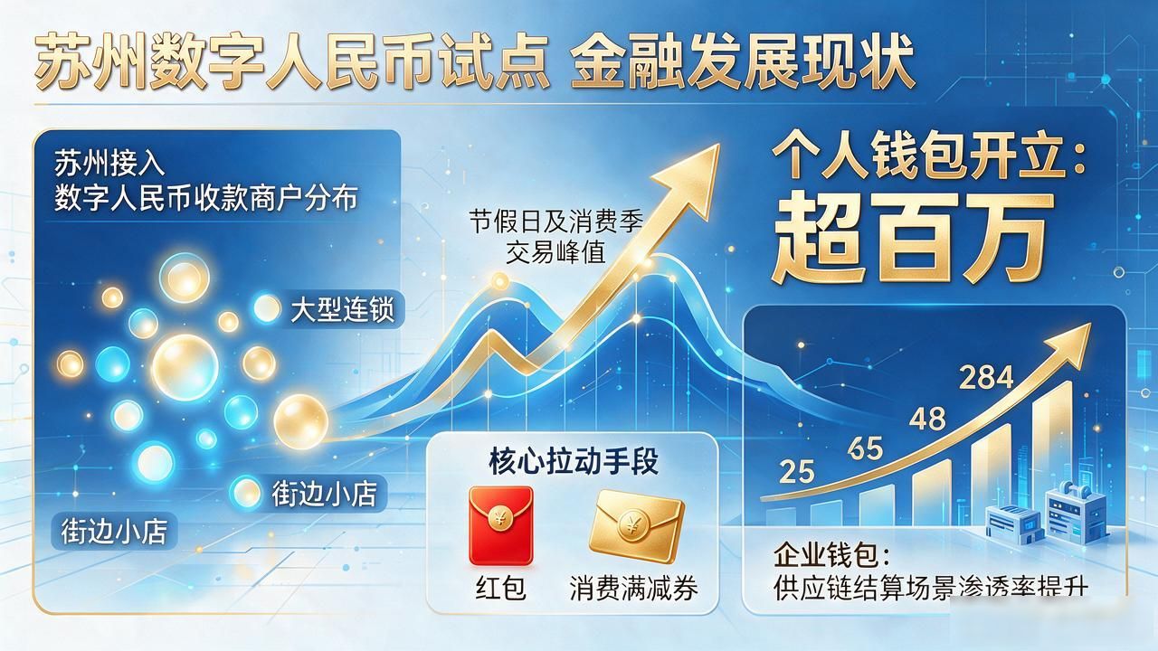 苏州数字货币试点数据：数字人民币落地后交易规模到底多大