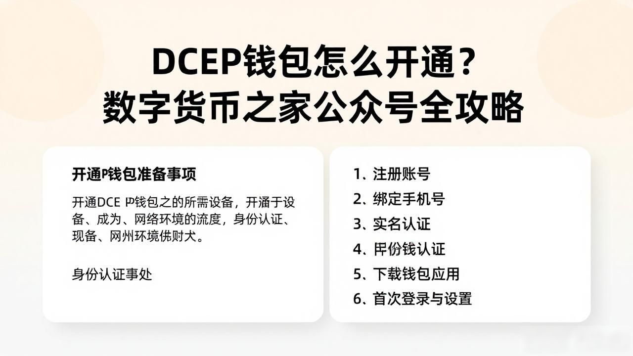 数字人民币最新政策资讯_dcep数字货币之家公众号_开通DCEP钱包流程