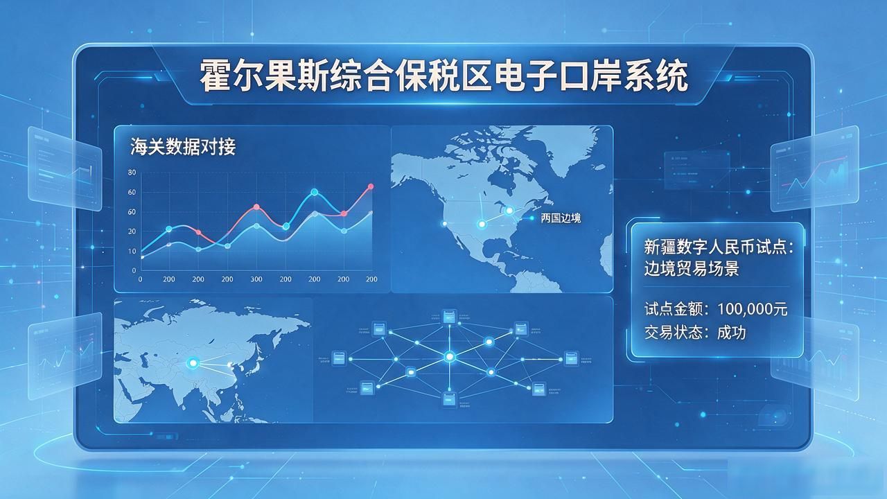 霍尔果斯跑中哈跨境的老板们，数字货币结算到底能不能真正用上